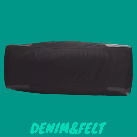 TORY BURCH Black Vintage Ella Nylon Enamel Shoulder Tote Bag/ Shoulder Bag 🖤🖤 - Picture 8 of 16